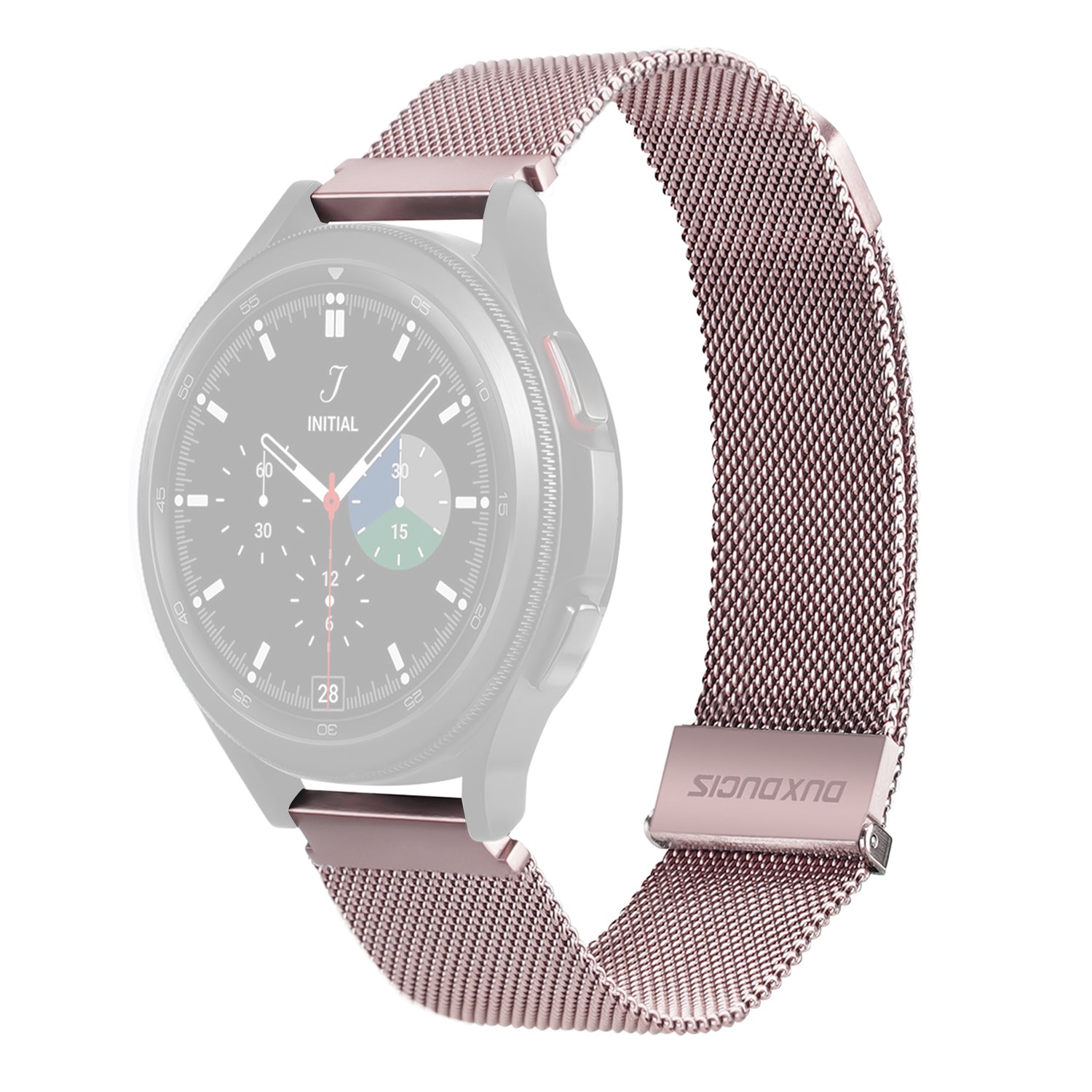 DUX DUCIS 22mm Magnetic Watch Band for Samsung Galaxy Watch3 45mm  /  Huawei Watch GT 3 46mm  /  GT 3 Pro 46mm Milanese Watch Strap - Pink DUX DUCIS 22mm Magnetic Watch Band for Samsung Galaxy Watch3 45mm  /  Huawei Watch GT 3 46mm  /  GT 3 Pro 46mm Milanese Watch Strap - Pink